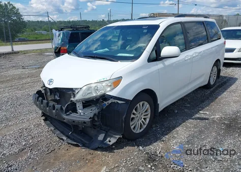 2014 Toyota Sienna Xle V6 8 Passenger from USA, damaged, VIN 5TDYK3DC8ES497273